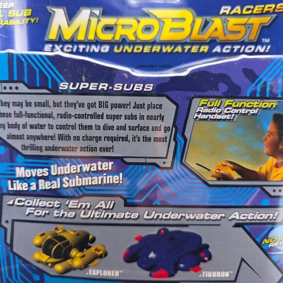 MBR MicroBlast R/C Submarine Tiburon‎ NWT - Picture 6 of 7